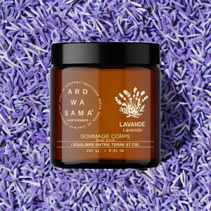 Lavender body scrub