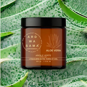 Masque Argile verte à l'aloe vera 250g