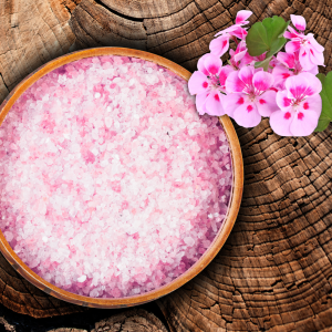 Rose geranium bath salts (doypack 400g)